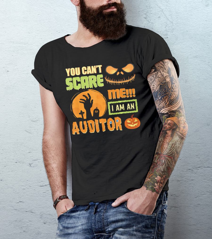 Halloween You Can't Scare Me I Am An Auditor T-Shirt