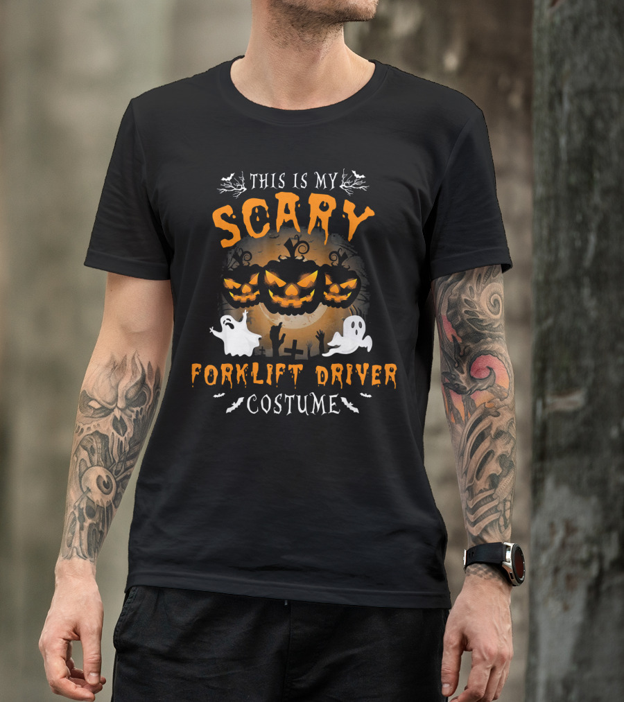 This Is My Scary Forklift Driver Costume T-Shirt