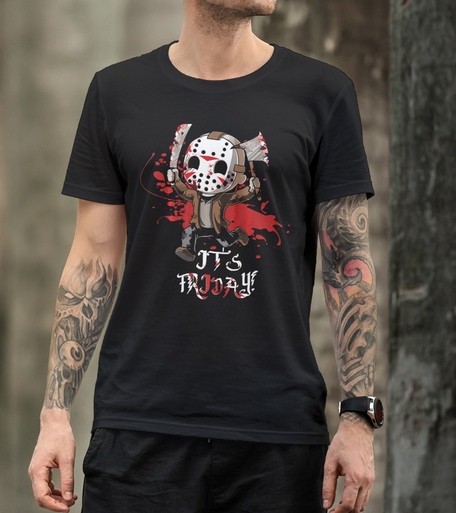 It's Friday Halloween Scary Jason T-Shirt
