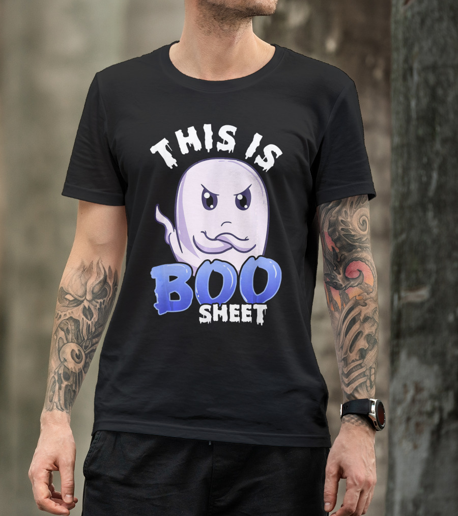 This Is Boo Sheet Ghost Face Boo Sheet T-Shirt
