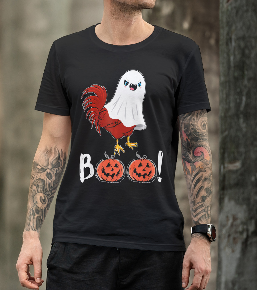 BOO Chicken Ghost Jack-O'-Lanterns T-Shirt