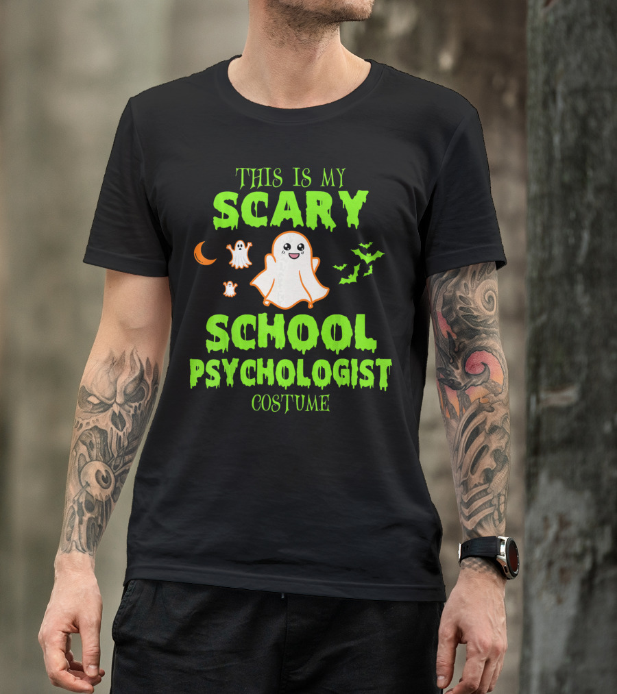 This Is My Scary School Psychologist Costume T-Shirt