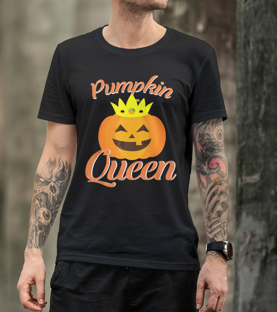 Pumpkin Queen Halloween Crown T-Shirt