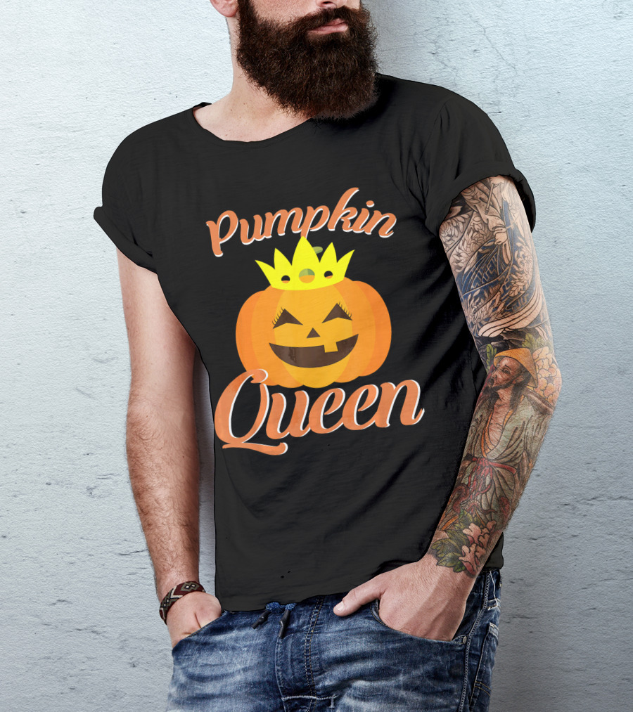 Pumpkin Queen Halloween Crown T-Shirt