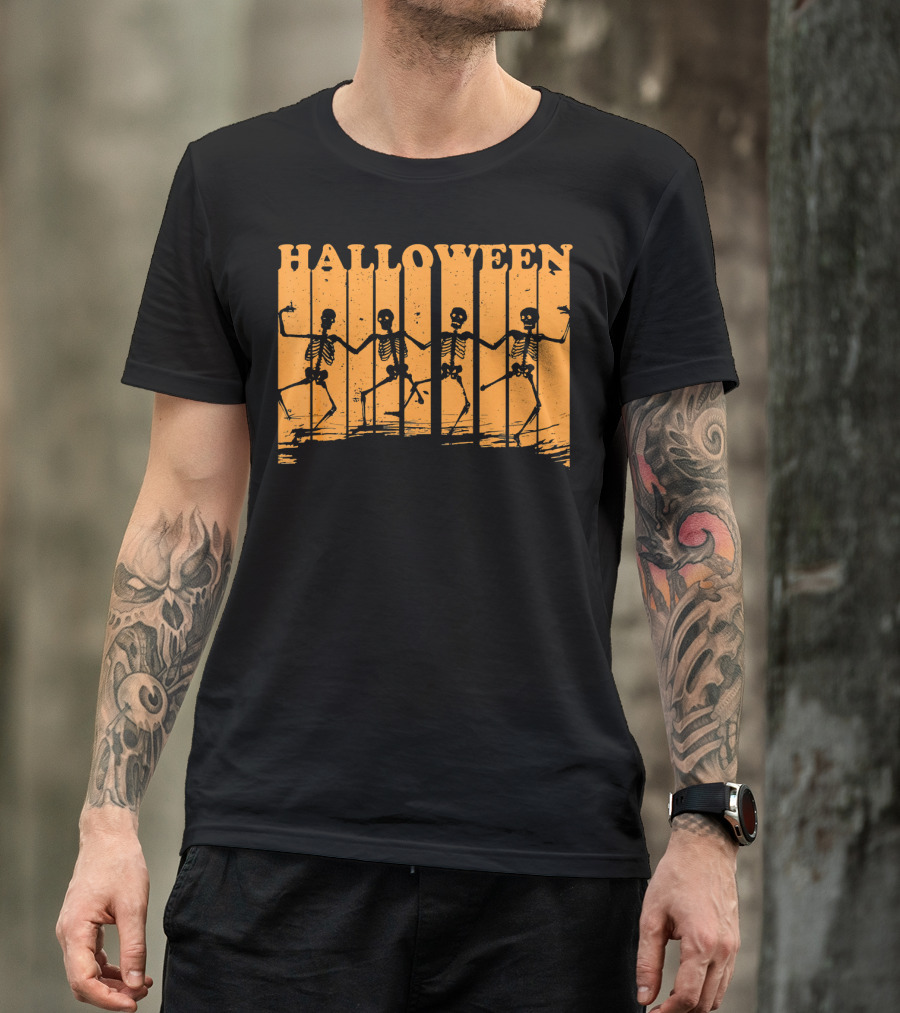 Halloween Dancing Skeletons T-Shirt
