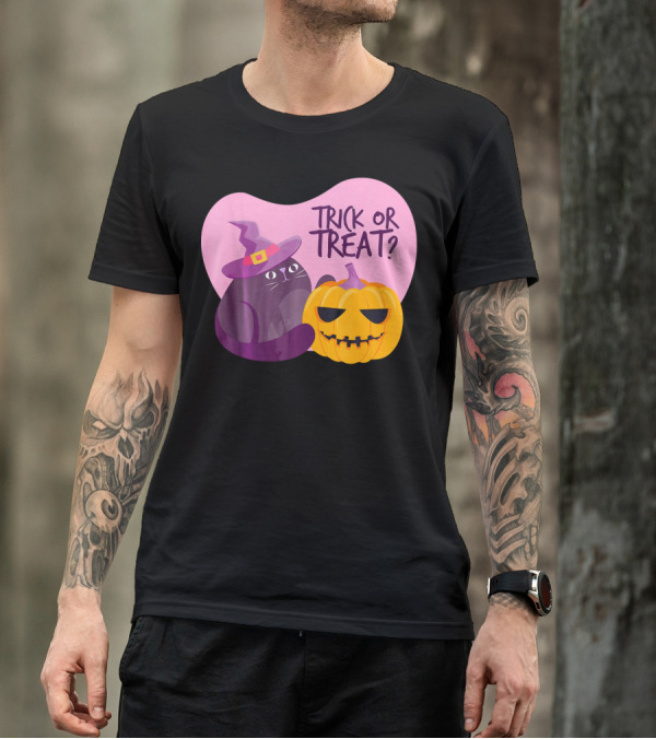 Trick Or Treat Happy Halloween Day Kids Halloween Pump T-Shirt