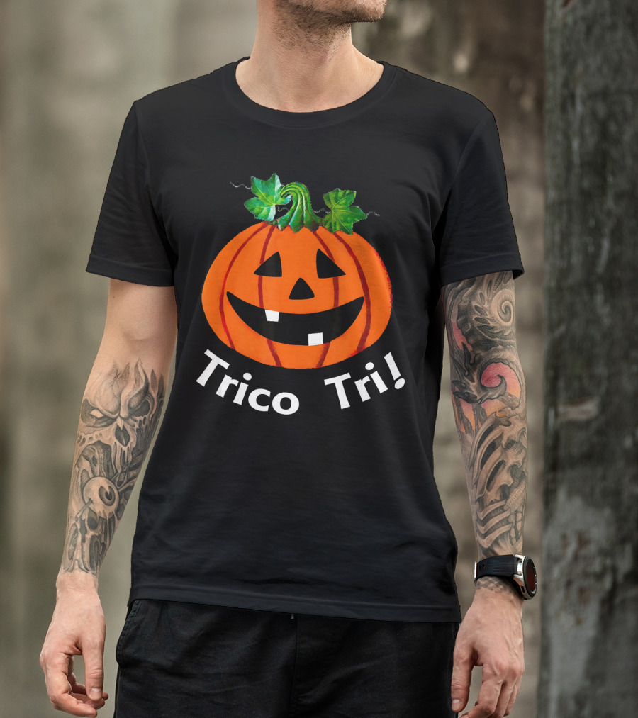 Trico Tri Pumpkin Halloween Jack-O'-Lantern T-Shirt