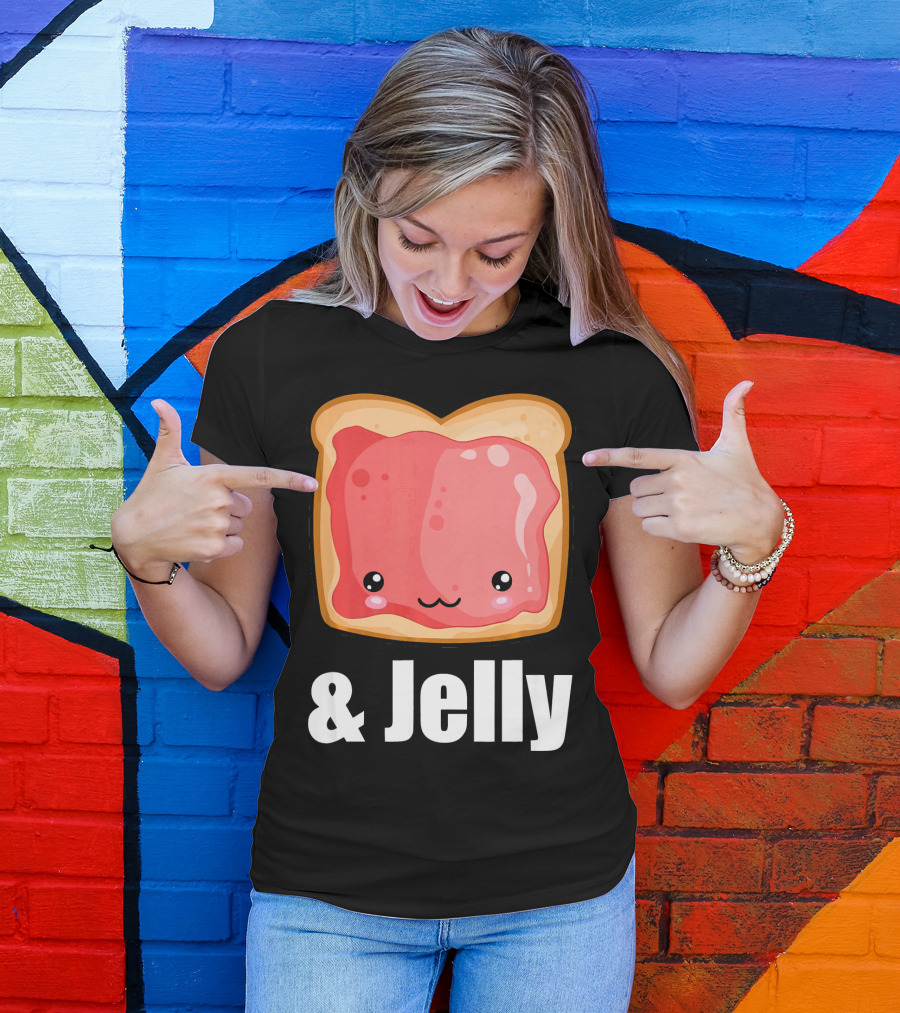 Kawaii Jelly Toast Cute Cartoon PB&J Matchi T-Shirt