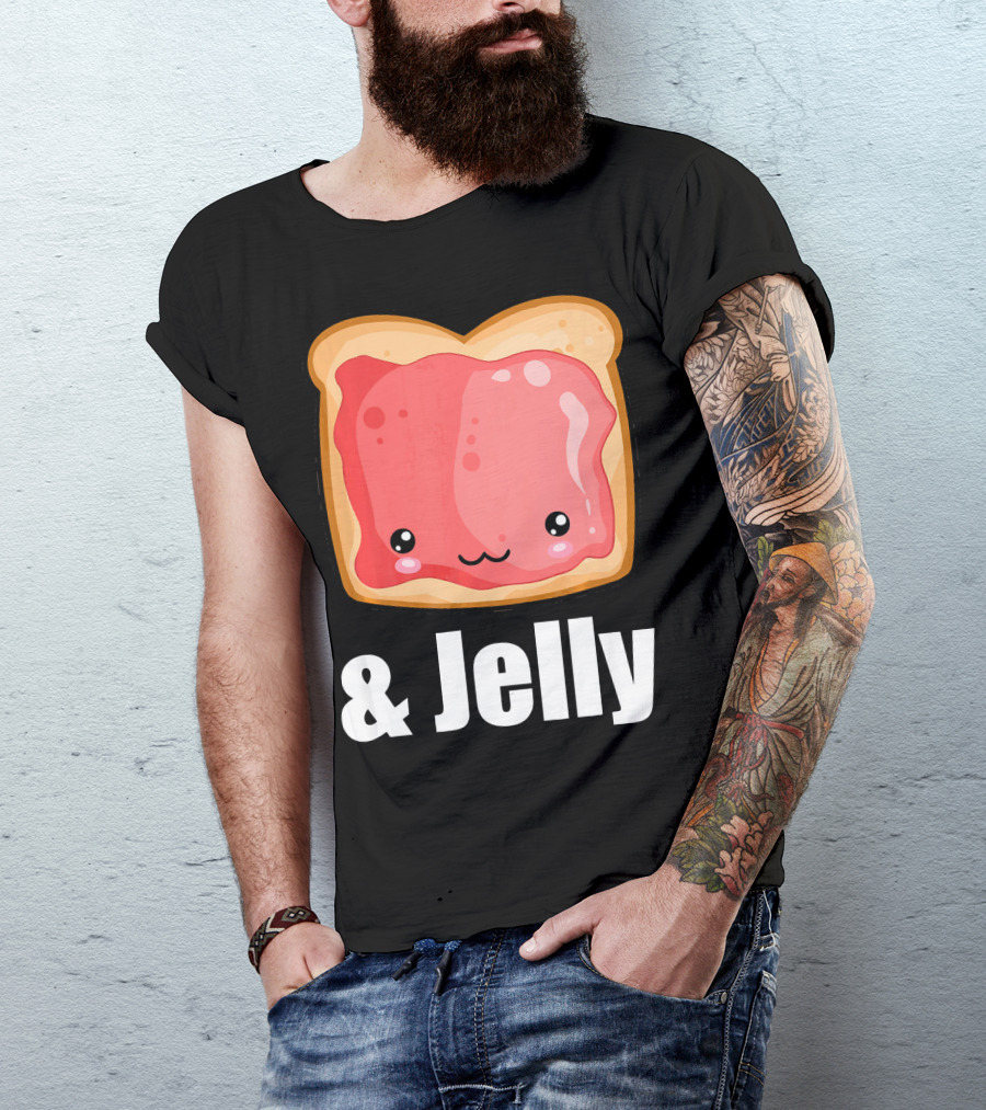 Kawaii Jelly Toast Cute Cartoon PB&J Matchi T-Shirt