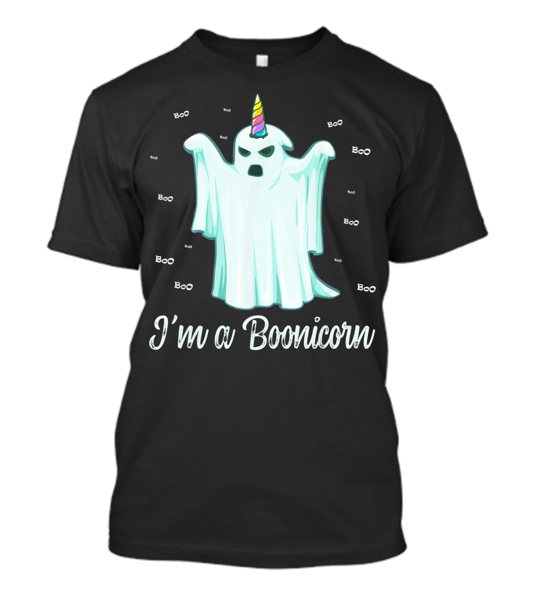 I'm A Boonicorn Boo Halloween Ghost Unicorn T-Shirt