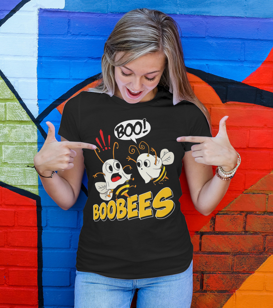 BOO Boobees Happy Halloween Day T-Shirt