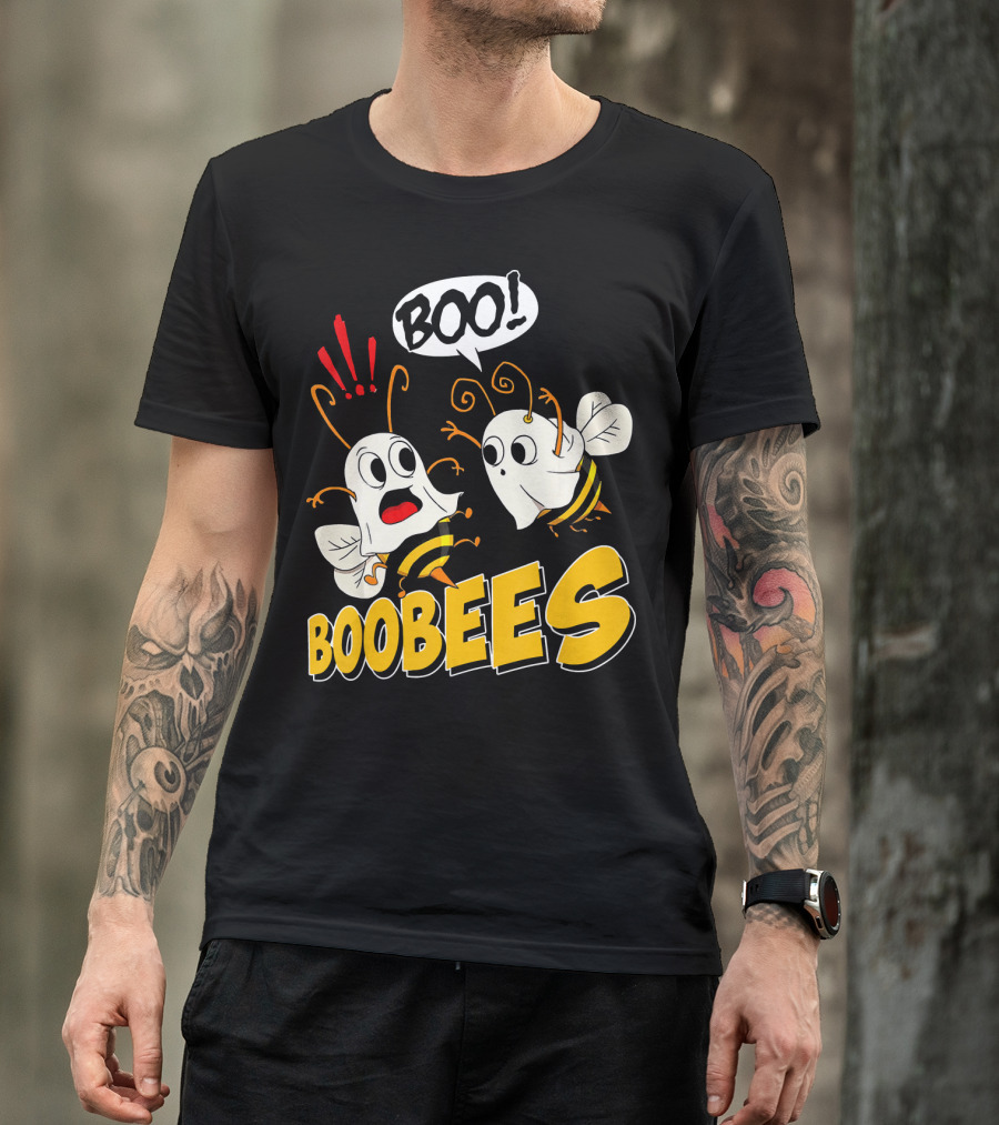 BOO Boobees Happy Halloween Day T-Shirt