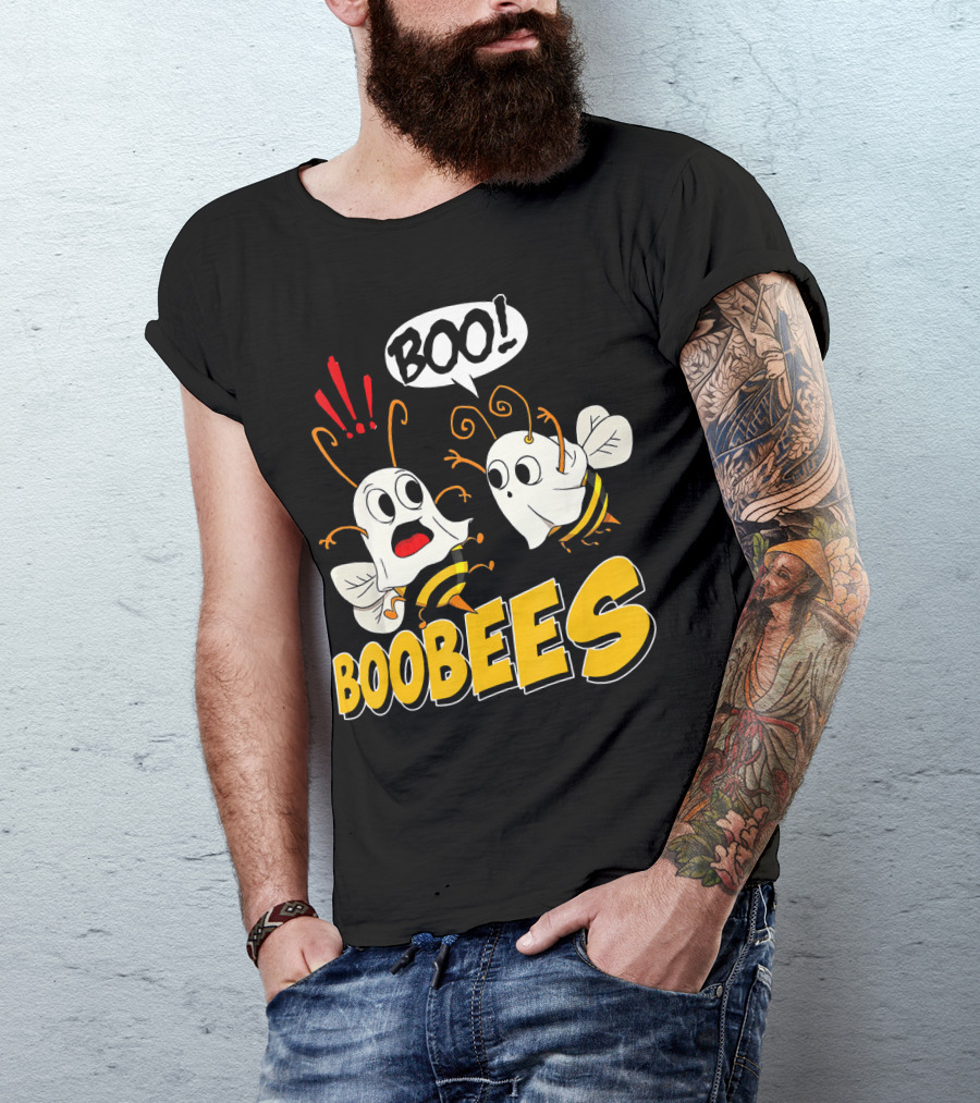 BOO Boobees Happy Halloween Day T-Shirt