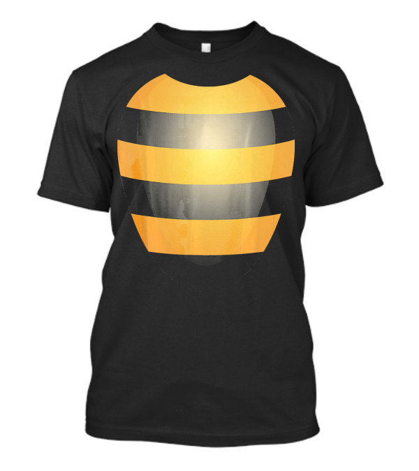 Cute Bee Costume Striped Yellow Honeybee T-Shirt