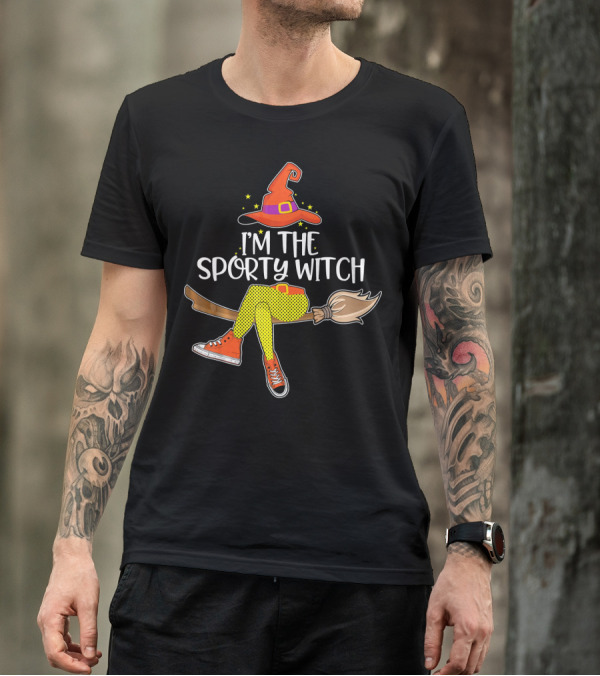 I'm The Sporty Witch Halloween Match T-Shirt
