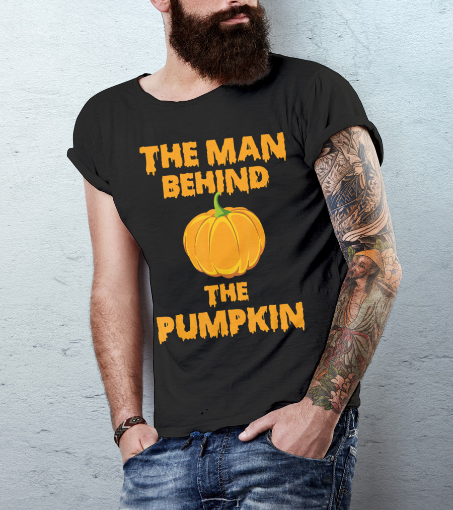 The Man Behind The Pumpkin Halloween T-Shirt