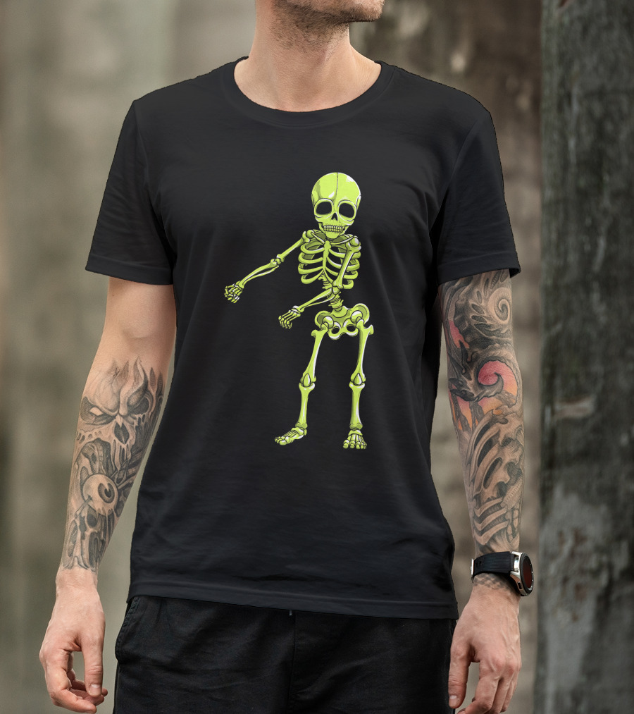 Floss Dance Neon Skeleton T-Shirt