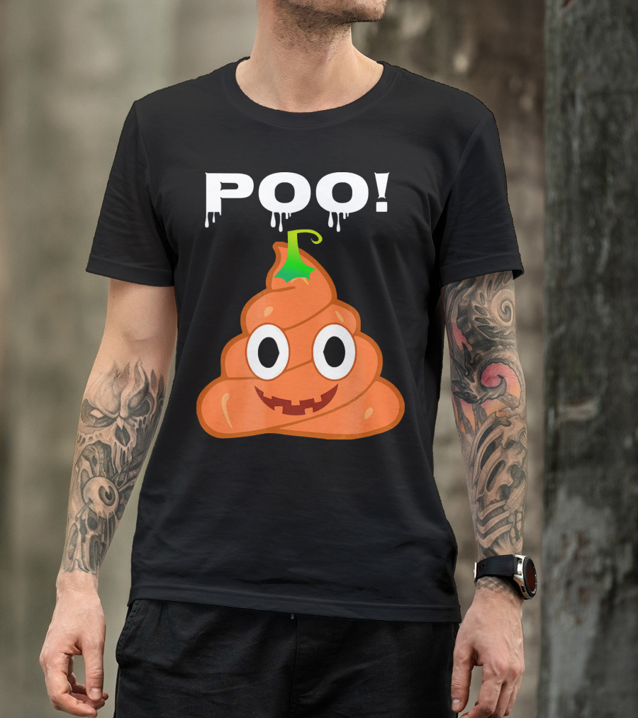 Poo Halloween Pumpkin Boo Fun T-Shirt