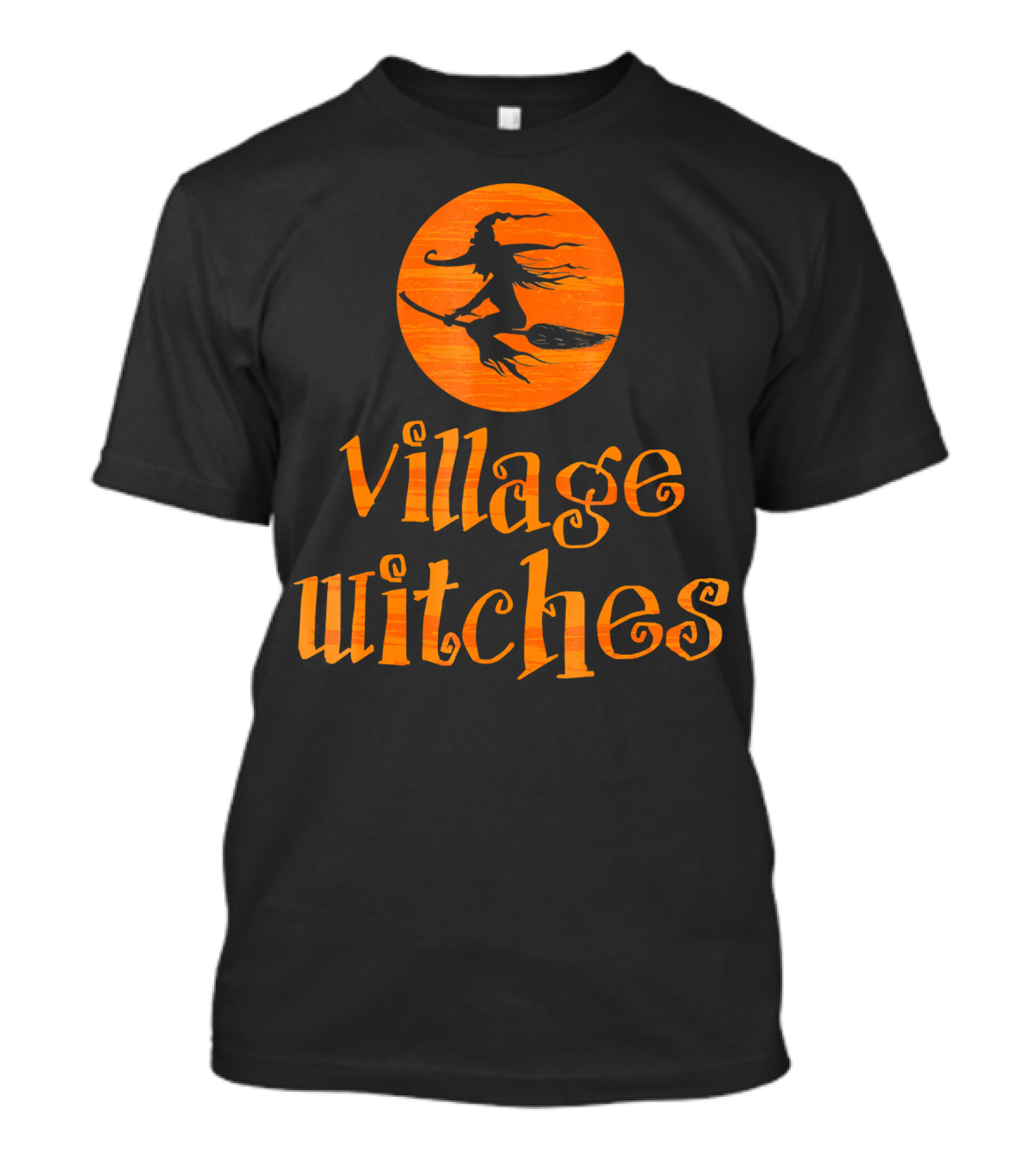 Village Witches Halloween Moon T-Shirt