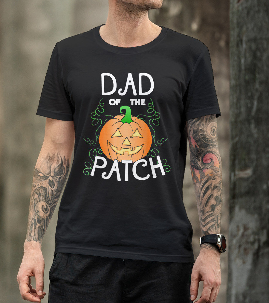 Dad Of The Pumpkin Patch Halloween T-Shirt
