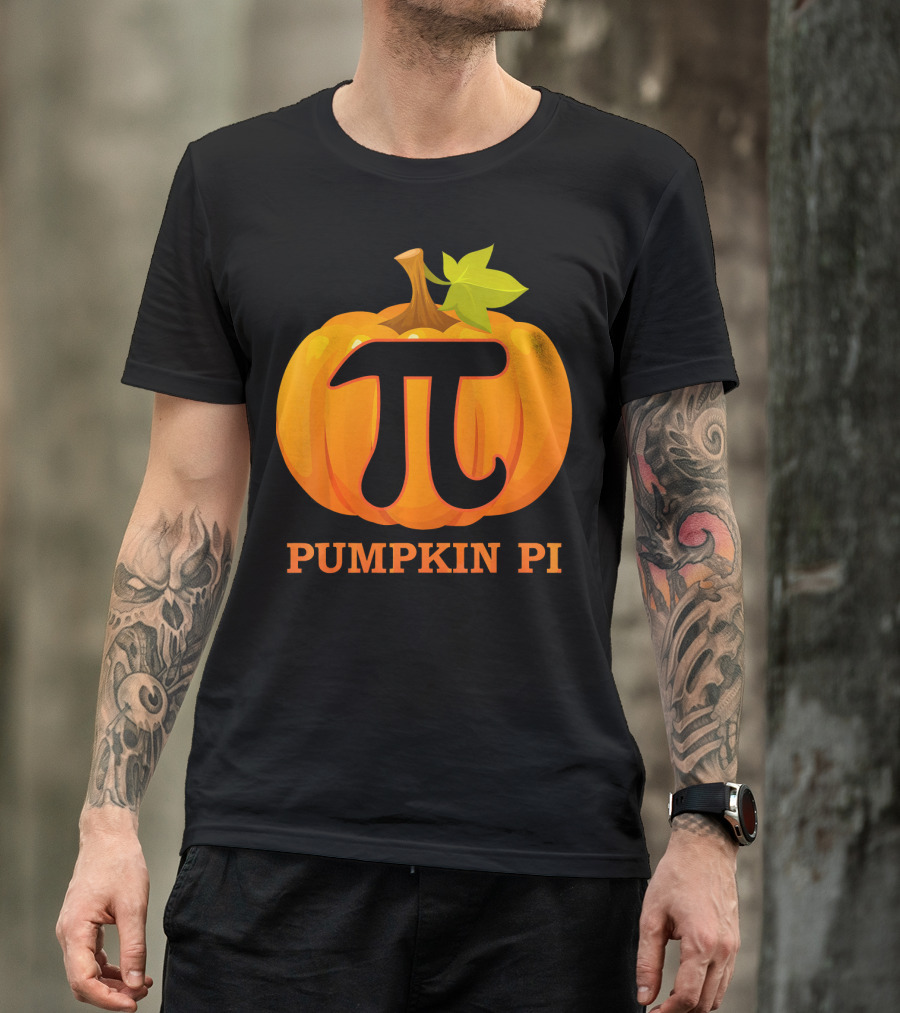 Pumpkin Pi Halloween Costume Math Pie T-Shirt