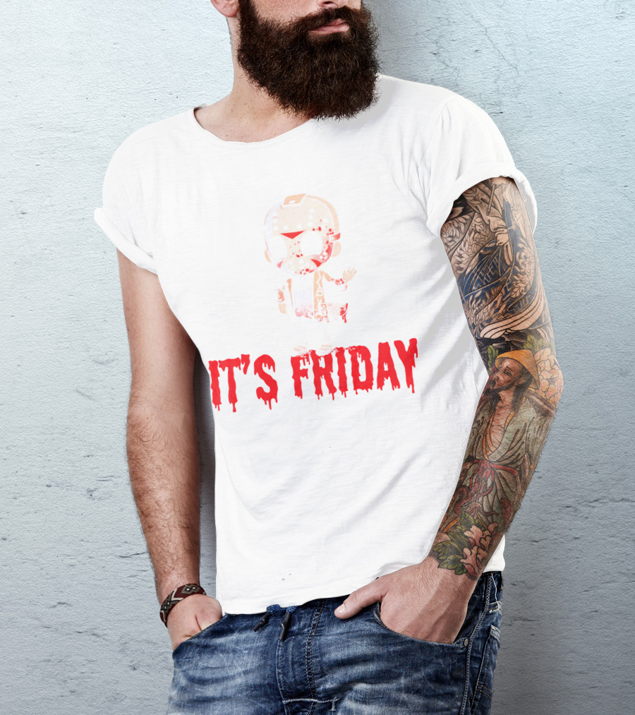 It's Friday Funny Halloween Horror T-Shirt