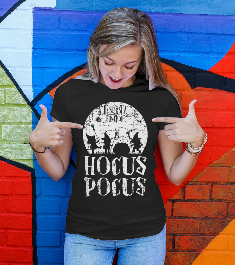 It's Just A Bunch Of Hocus Pocus Silhouette Trio T-Shirt
