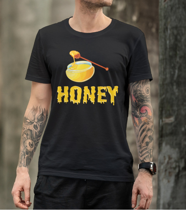 Honeypot Honey Dripping From Golden Jar T-Shirt