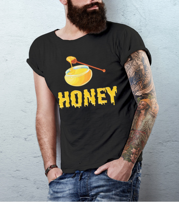 Honeypot Honey Dripping From Golden Jar T-Shirt