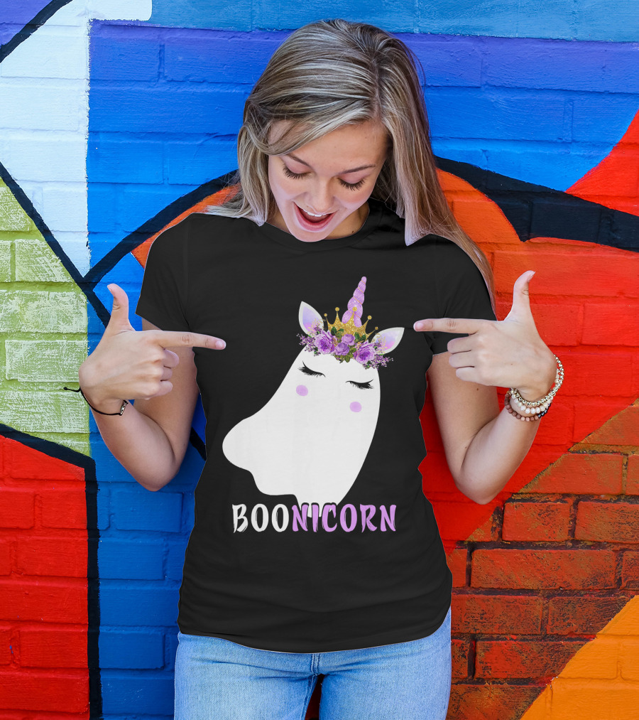 Boonicorn Unicorn Halloween T-Shirt