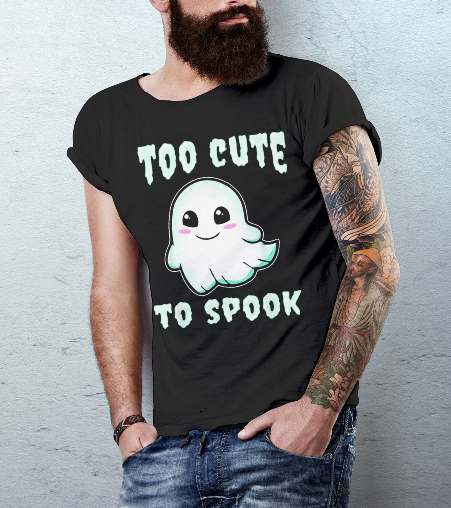 Too Cute To Spook Ghost Charm T-Shirt