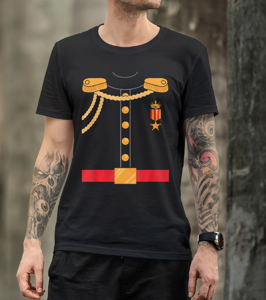 Prince Costume Fairy Tale Royal Prince Regal Jacket Emblem T-Shirt