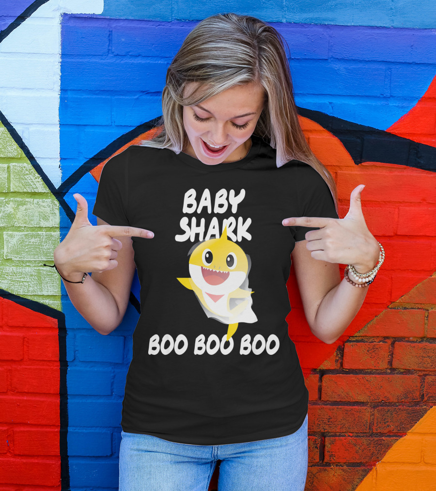 Baby Shark Halloween Boo Boo Boo T-Shirt