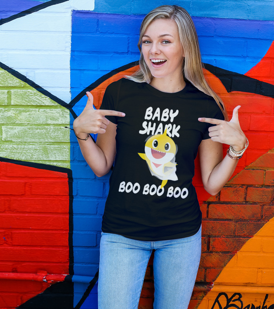 Baby Shark Halloween Boo Boo Boo T-Shirt