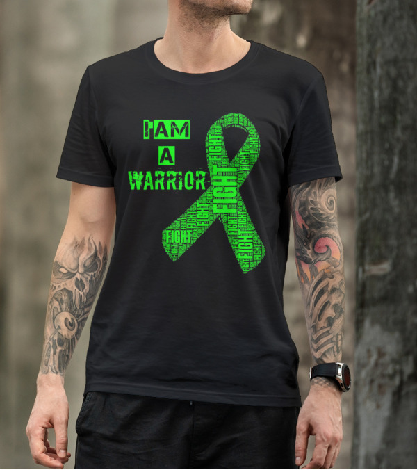 I Am A Warrior Fight Lymphoma Cancer Awareness T-Shirt