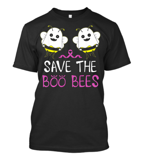 Save The Boo Bees Funny Breast Cancer Awareness T-Shirt