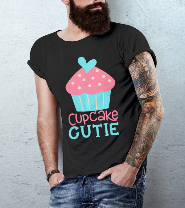 Cupcake Gutie Cute Heart Polka Dot Kawaii T-Shirt