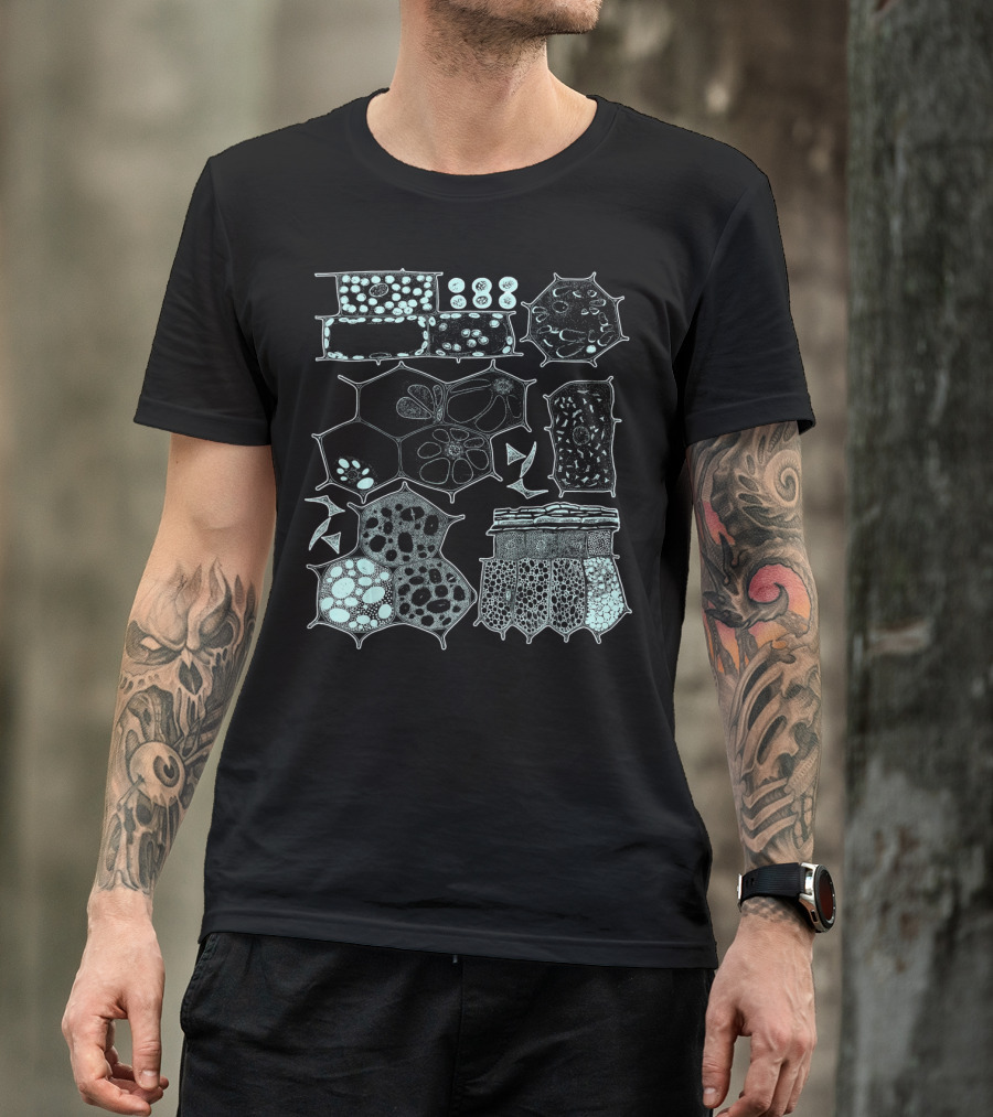 Microbiology Science Botany Cellular Structures T-Shirt