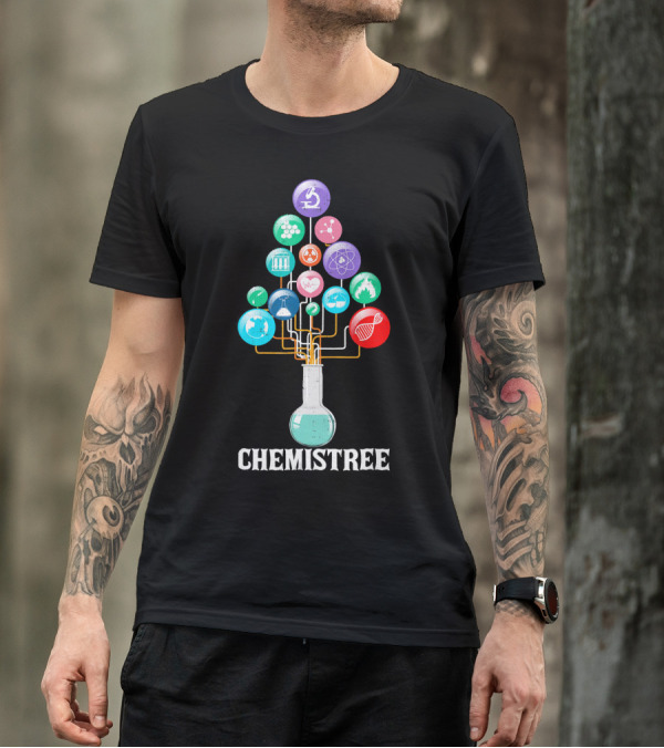 ChemiSTREE Science Chemistry Lover Icons T-Shirt