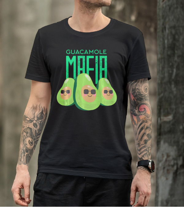 Guacamole Mafia Avogato Cool Avocado T-Shirt