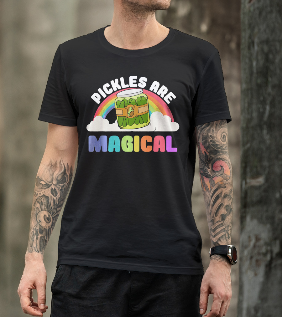 Rainbow Pickles Are Magical Clouds T-Shirt