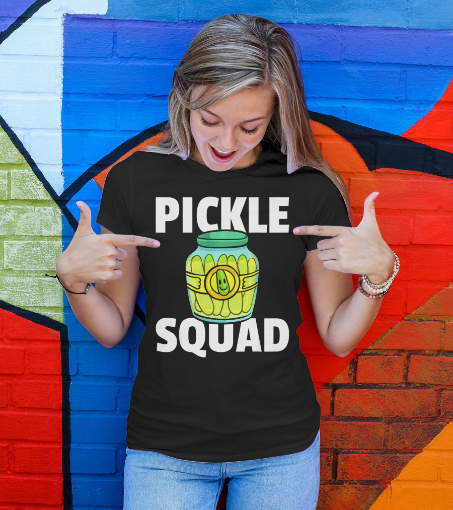 Pickle Squad Happy Pickle Jar T-Shirt