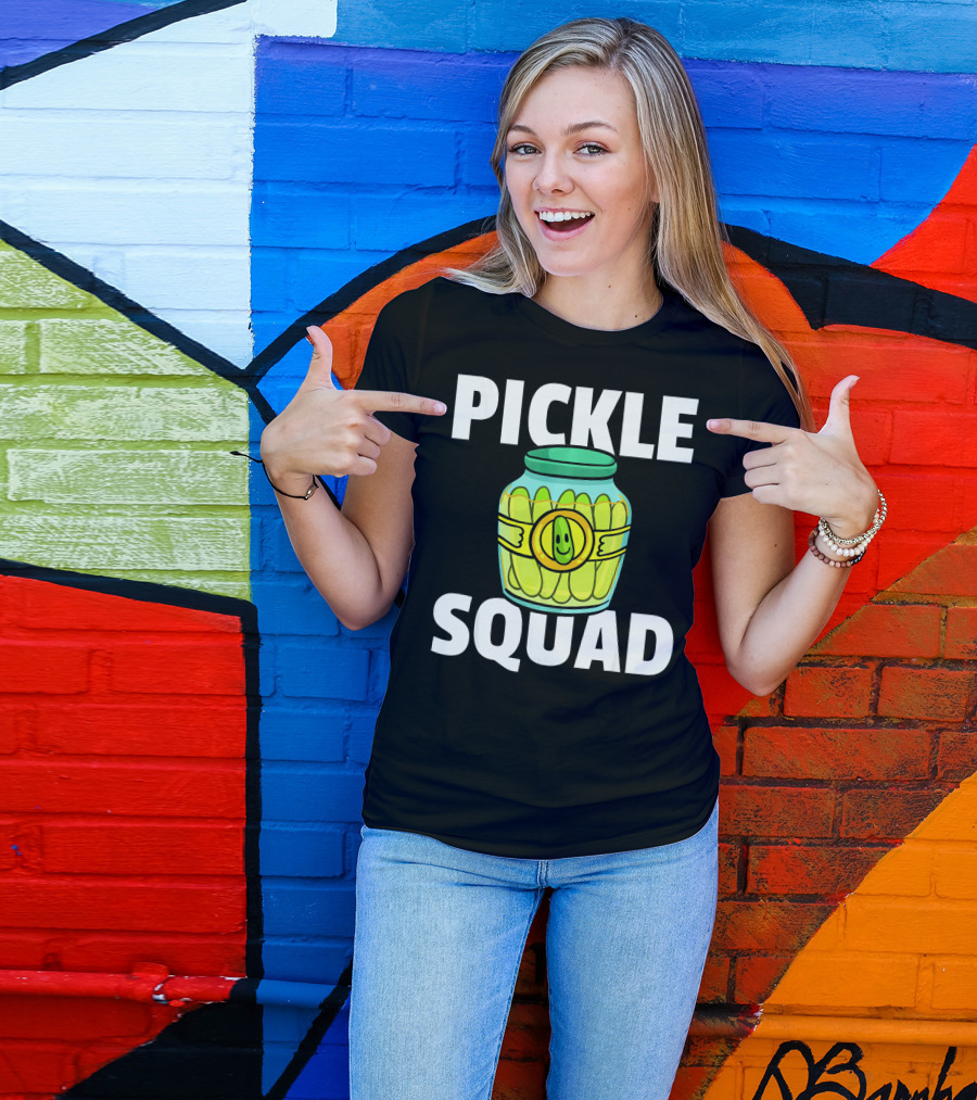 Pickle Squad Happy Pickle Jar T-Shirt