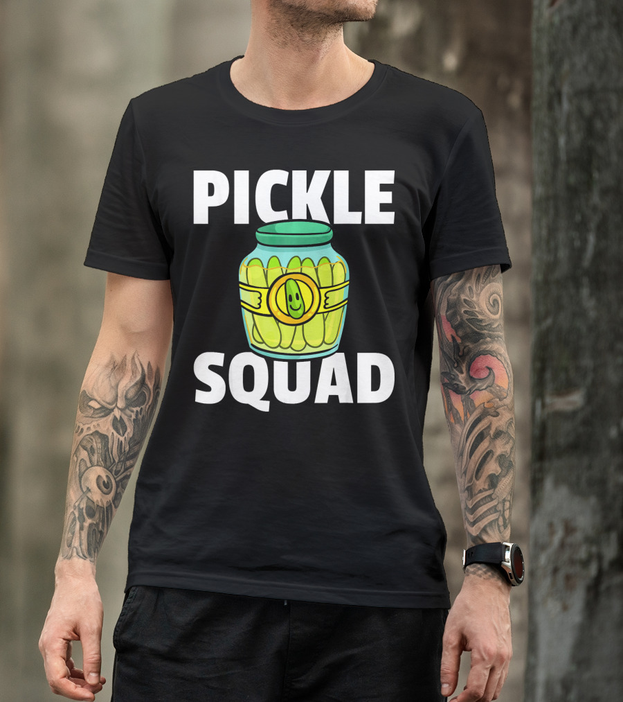 Pickle Squad Happy Pickle Jar T-Shirt