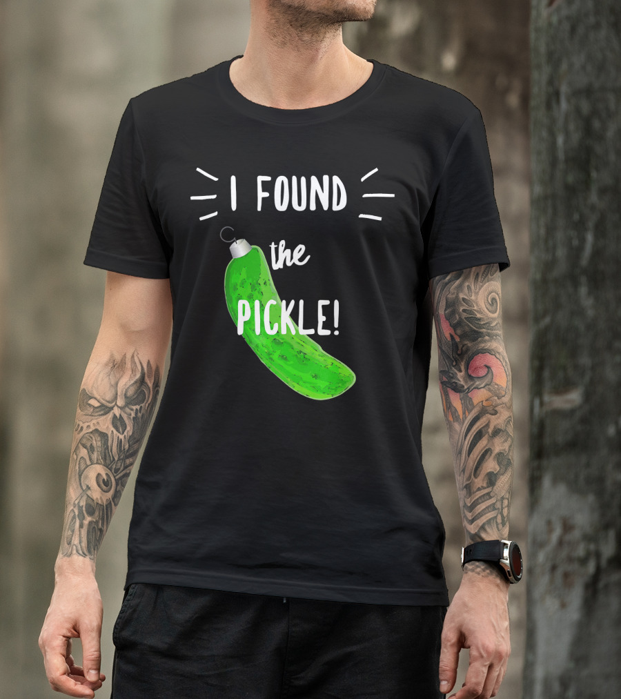 I Found The Pickle German Christmas T-Shirt
