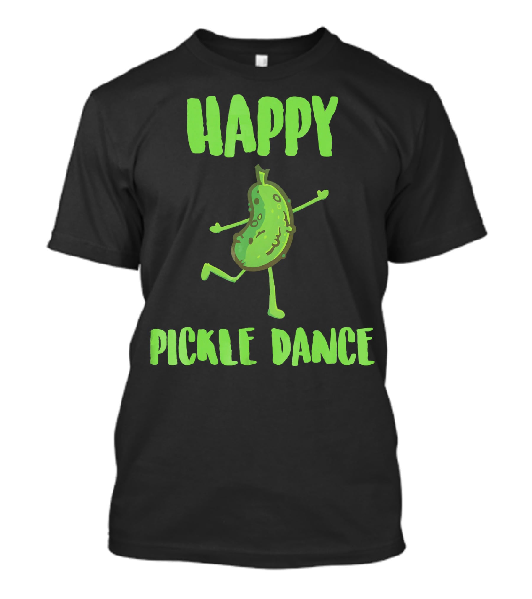 Hilarious Happy Pickle Dance With Cute Dill Pickle Animation T-Shirt