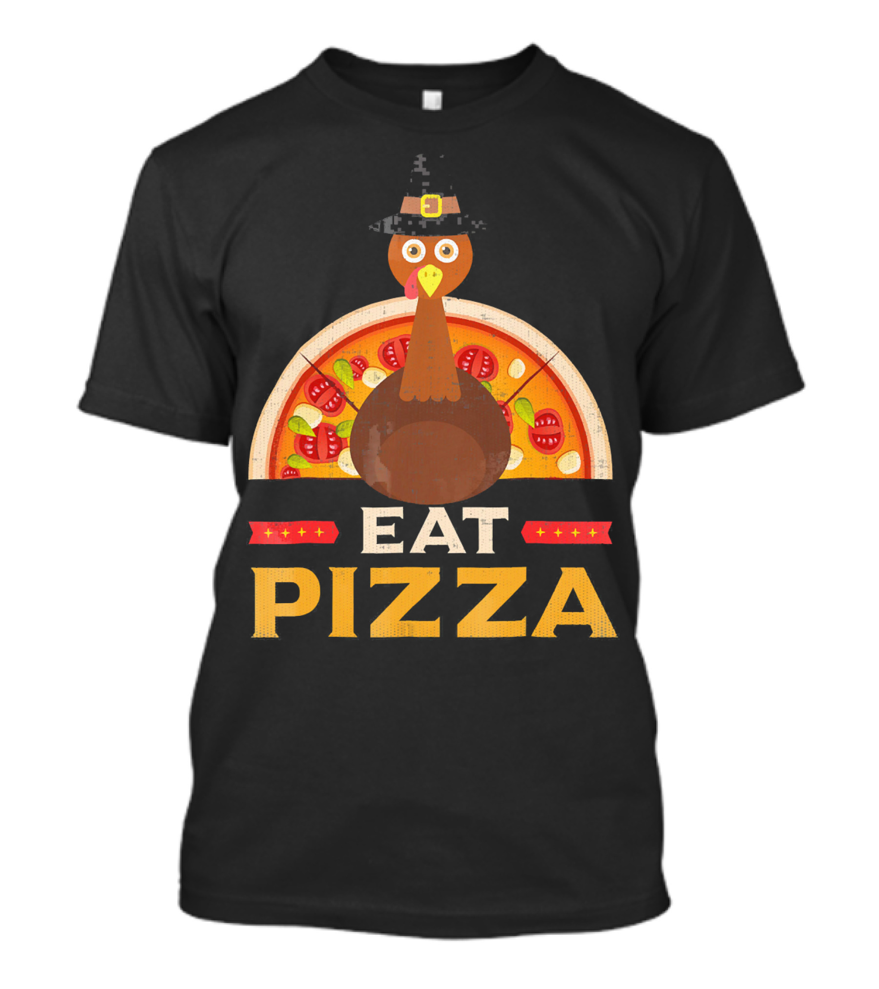 Thanksgiving Turkey Eat Pizza Pie T-Shirt