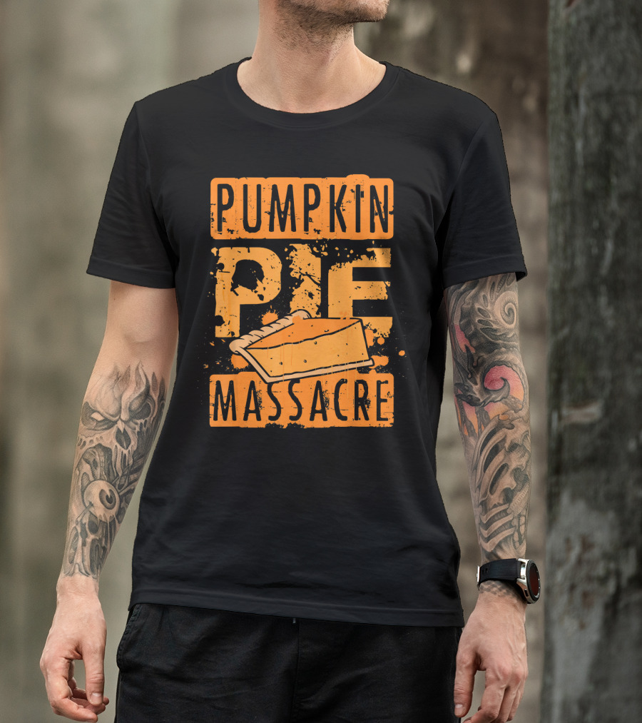 Pumpkin Pie Massacre Slice T-Shirt