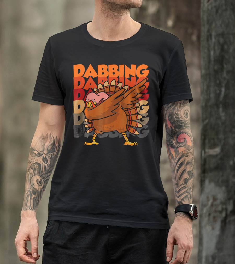 Dabbing Dabbing Dabbing Turkey T-Shirt