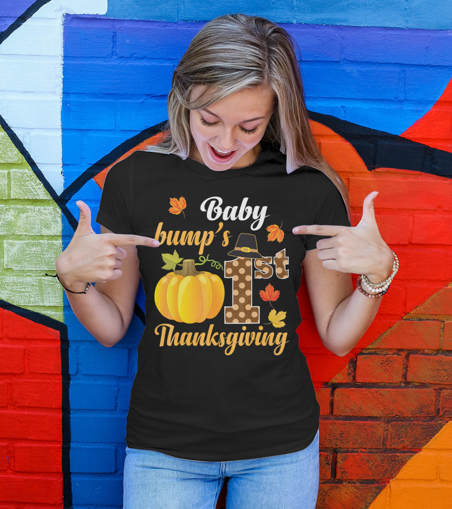 Baby Bump's 1st Thanksgiving T-Shirt
